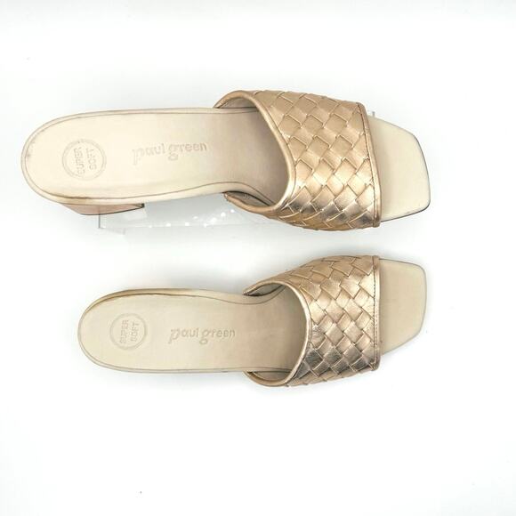 Paul Green Tisha Mule Heel Rosato Nappa Metallic size UK 7 / US 9.5 - Picture 3 of 10